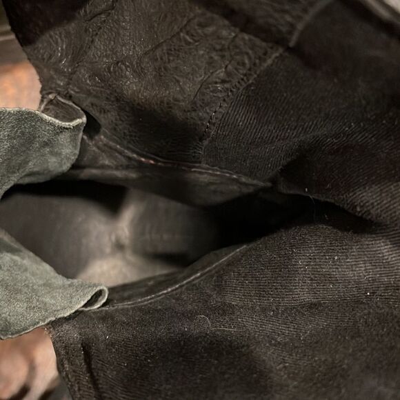 Allsaints Spitalfields double buckle combat Boots size 39 size 8 in USA in GUC - Picture 5 of 10